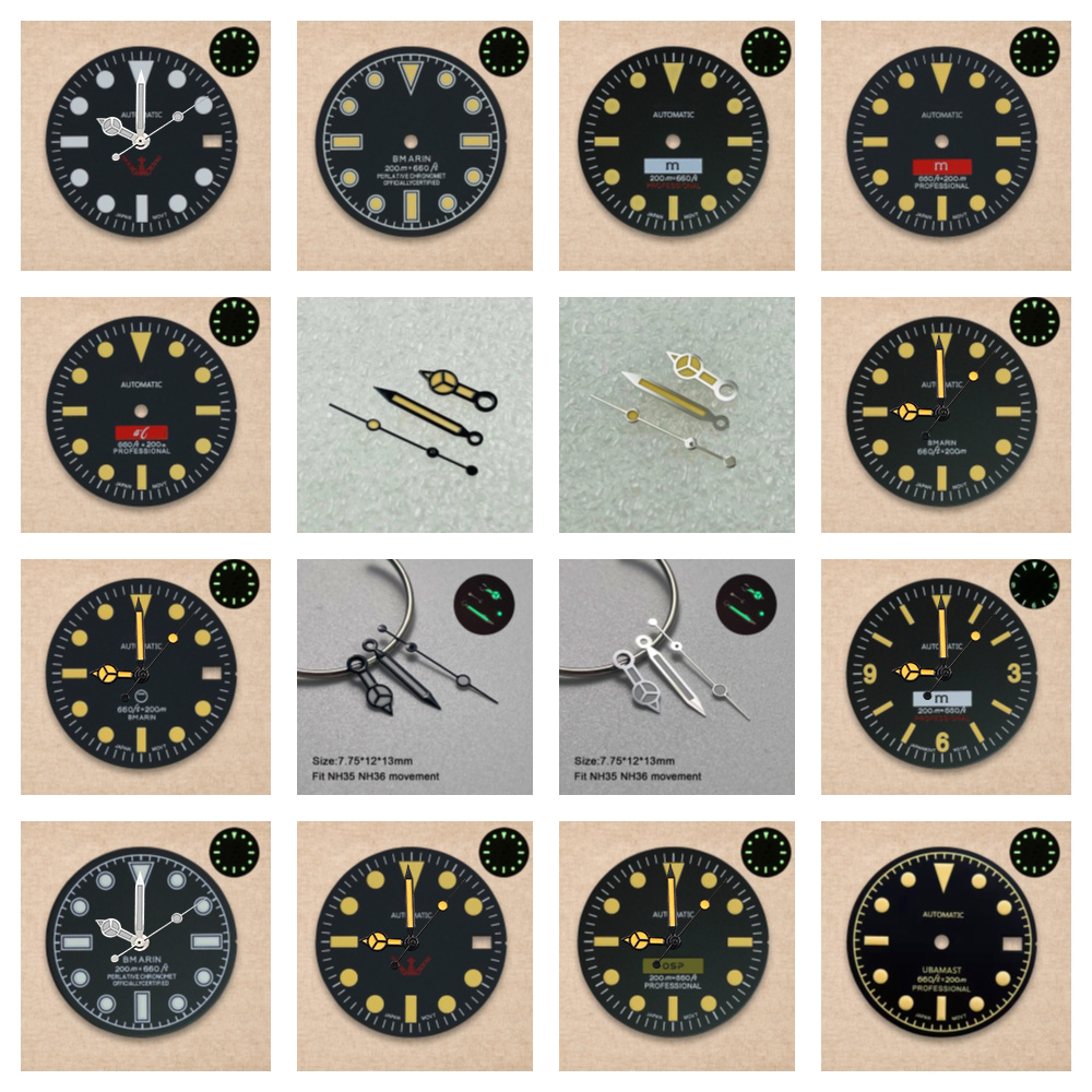 28.5mm S Logo Retro kadran Yeş - Reel Case incelemesi ve fiyatı